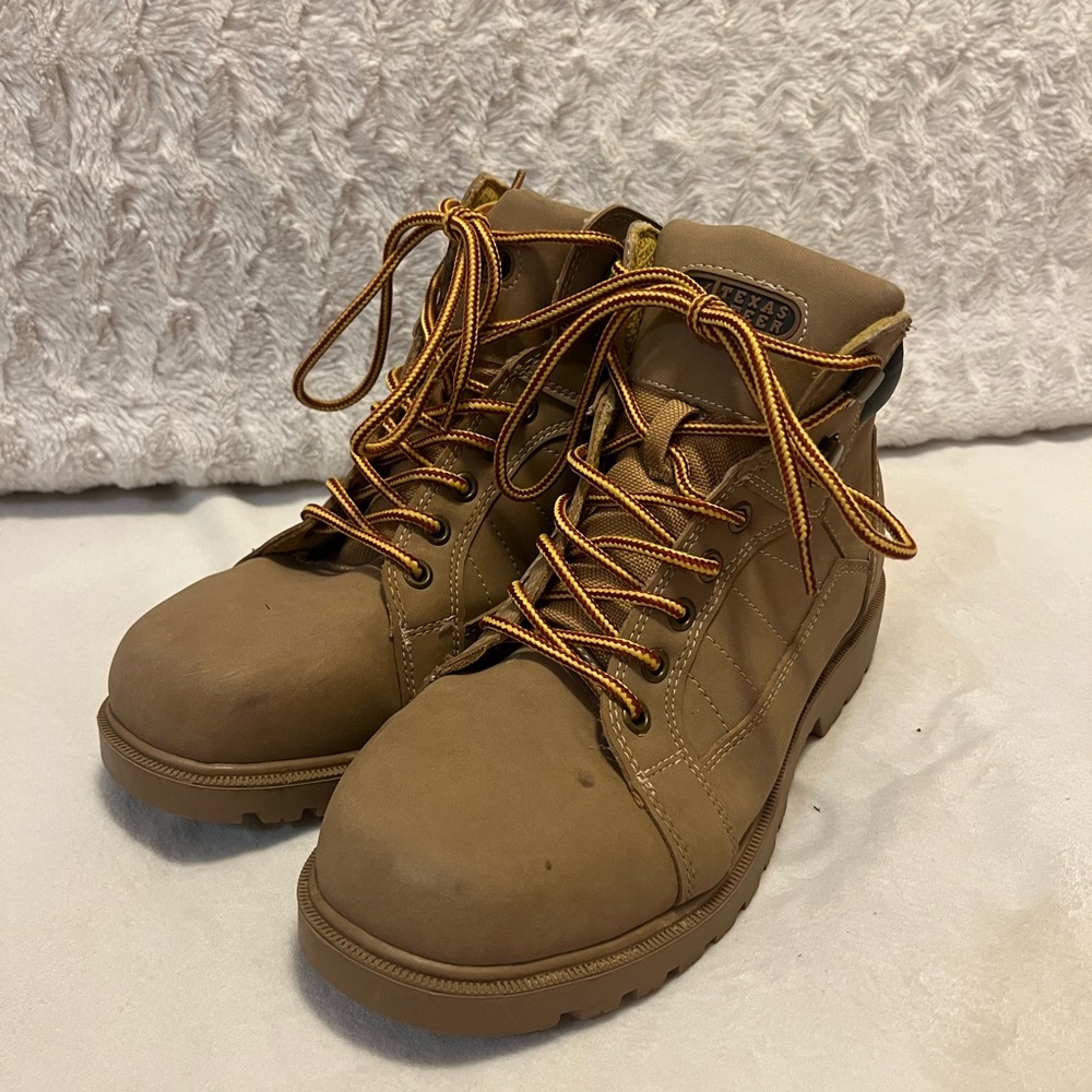 Texas Steer Work Boots Men’s Size 8